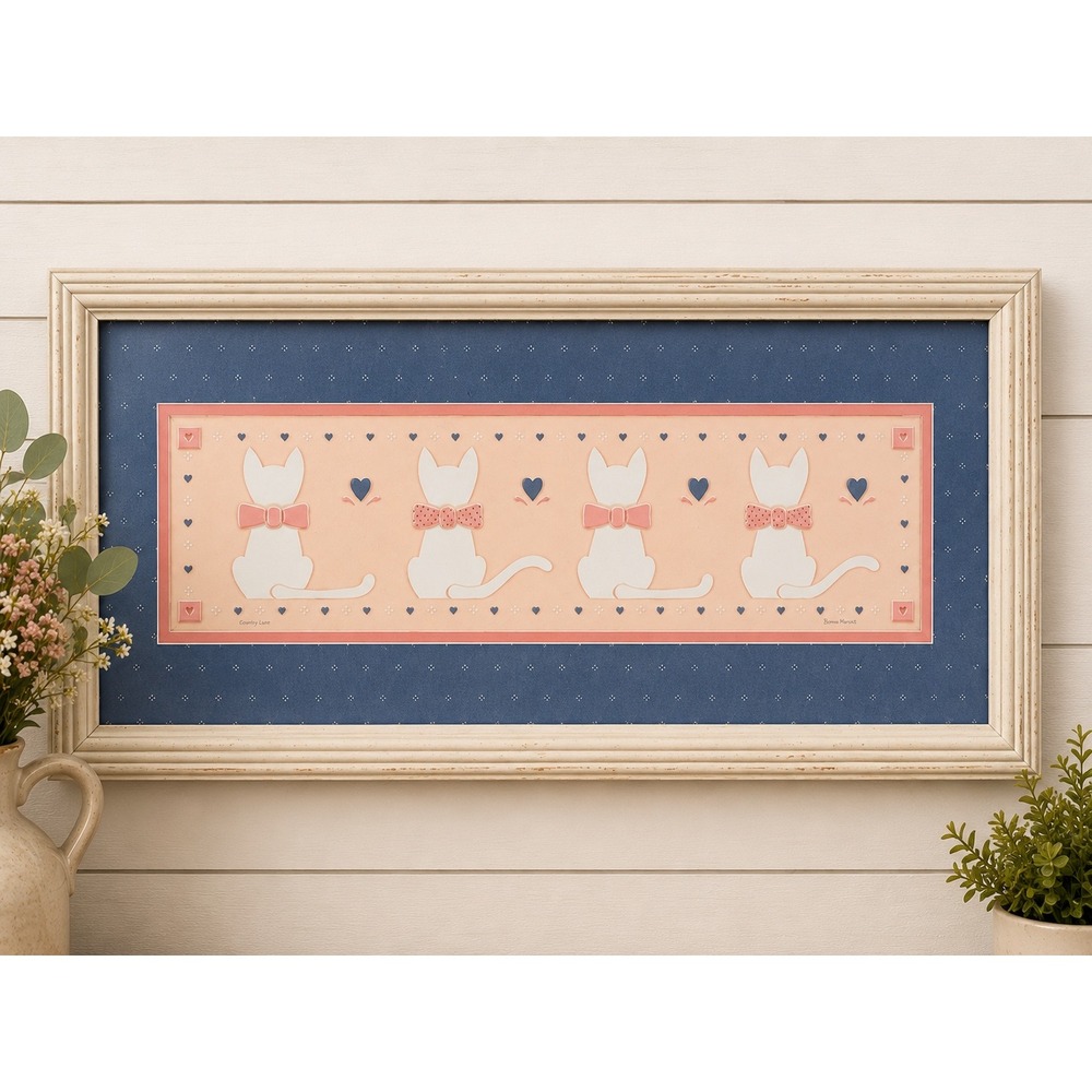 Vintage Cottage Core /Grandma Core - Cottage Cats picture